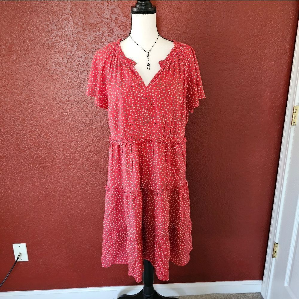 Chic Red Polka Dot Dress